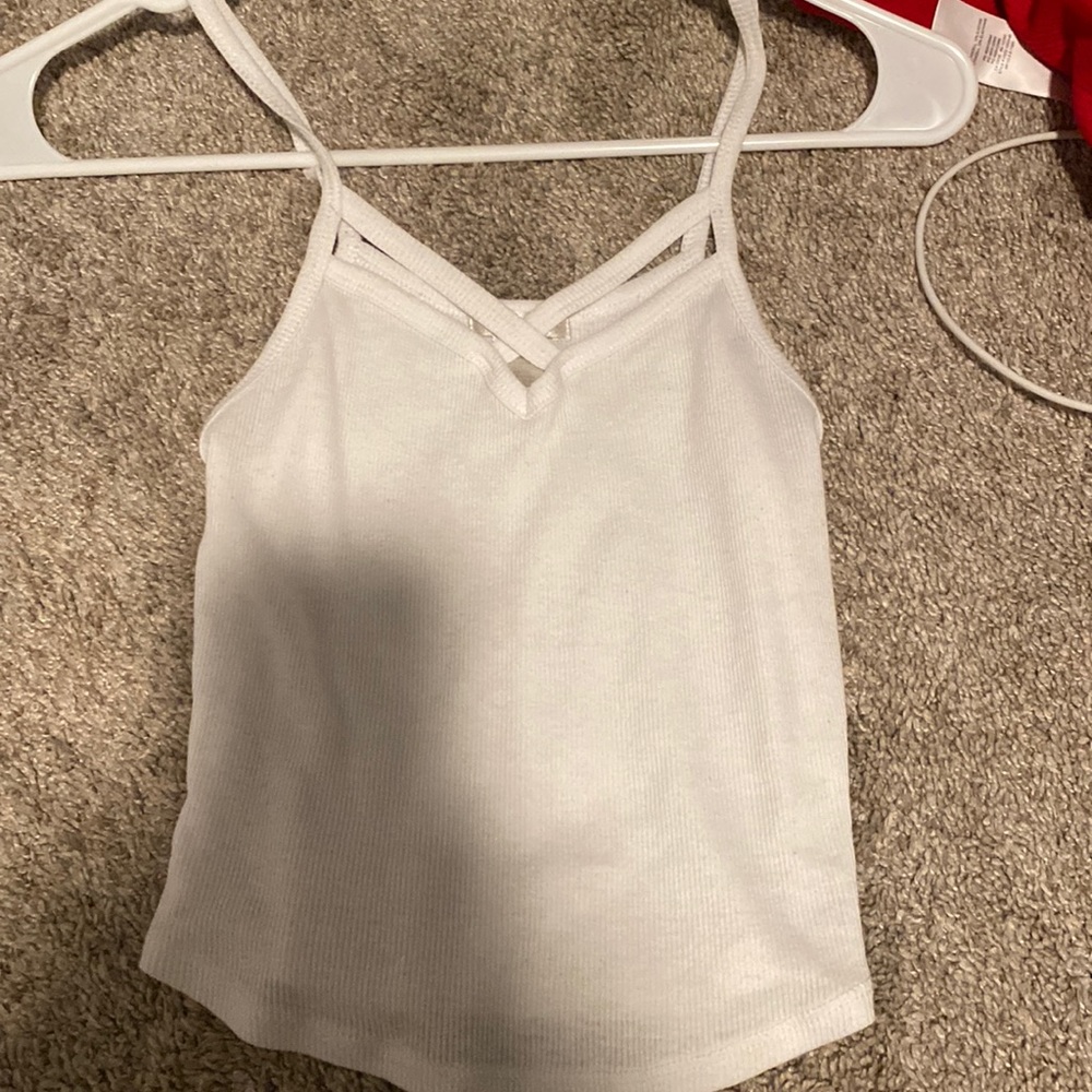 White tank top